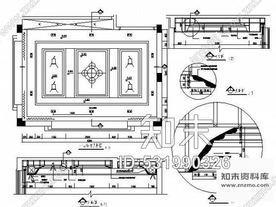 施工图福建中式五层独栋别墅精装施工图cad施工图下载【ID:531990326】