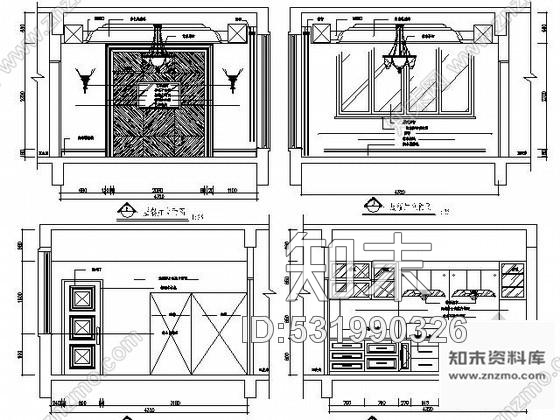 施工图福建中式五层独栋别墅精装施工图cad施工图下载【ID:531990326】