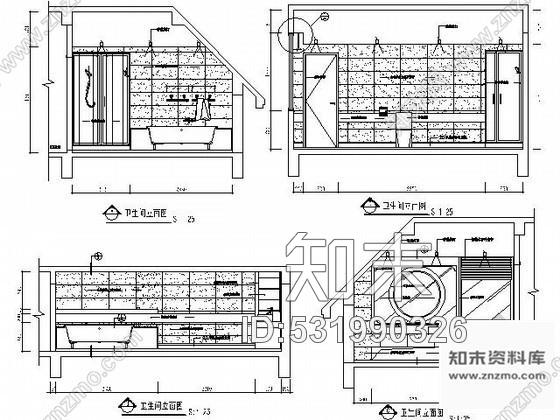 施工图福建中式五层独栋别墅精装施工图cad施工图下载【ID:531990326】