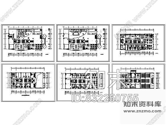 图块/节点某星级酒店一至五层平面设计图施工图下载【ID:832250755】