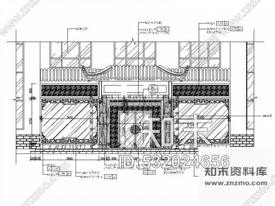 施工图湖北高档新中式风格五星级酒店室内装修施工图含效果cad施工图下载【ID:532024656】