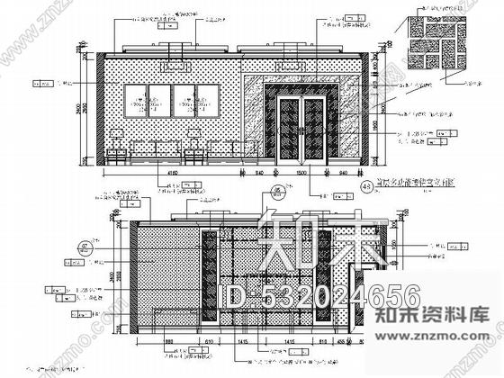 施工图湖北高档新中式风格五星级酒店室内装修施工图含效果cad施工图下载【ID:532024656】