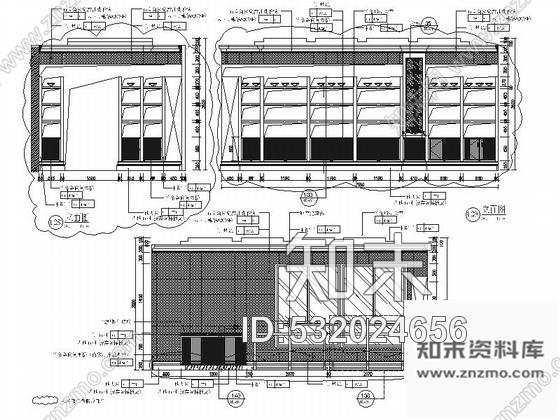 施工图湖北高档新中式风格五星级酒店室内装修施工图含效果cad施工图下载【ID:532024656】