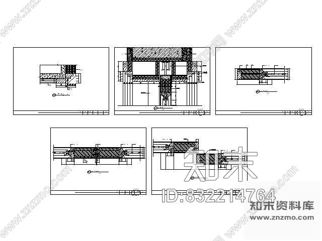 图块/节点厨房趟门详图cad施工图下载【ID:832214764】