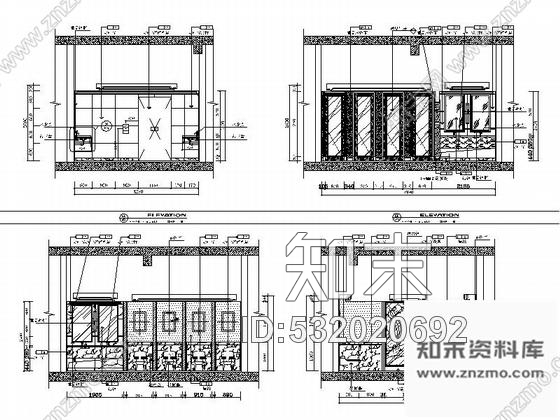 施工图江苏中外合资连锁大饭店宴会厅装修设计施工图含效果cad施工图下载【ID:532020692】
