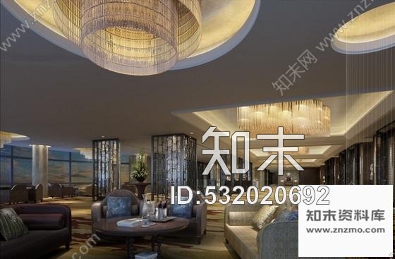 施工图江苏中外合资连锁大饭店宴会厅装修设计施工图含效果cad施工图下载【ID:532020692】