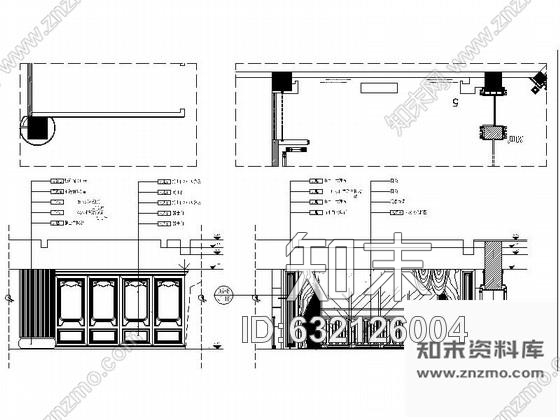 施工图福建某豪华KTV走道室内装修施工图cad施工图下载【ID:632126004】