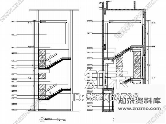 施工图浙江50个亿精品别墅区现代风格售楼处室内装修设计施工图cad施工图下载【ID:532069736】