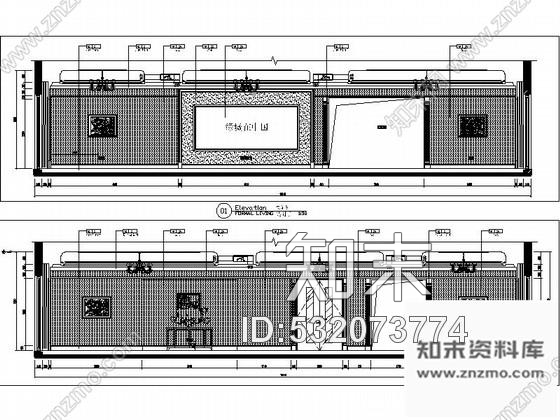 施工图山东某花园售楼处全套室内设计施工图含清单报价cad施工图下载【ID:532073774】