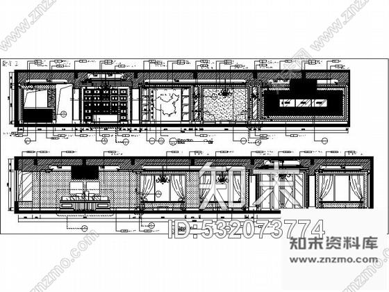 施工图山东某花园售楼处全套室内设计施工图含清单报价cad施工图下载【ID:532073774】