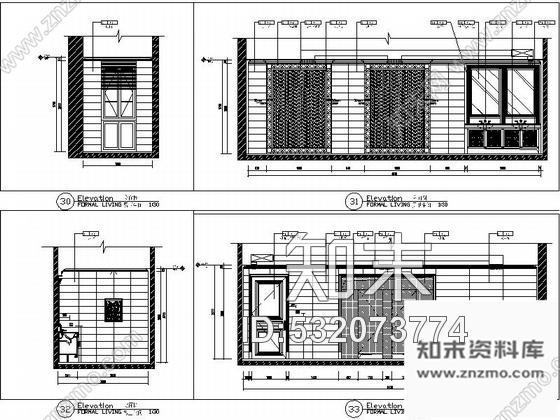 施工图山东某花园售楼处全套室内设计施工图含清单报价cad施工图下载【ID:532073774】