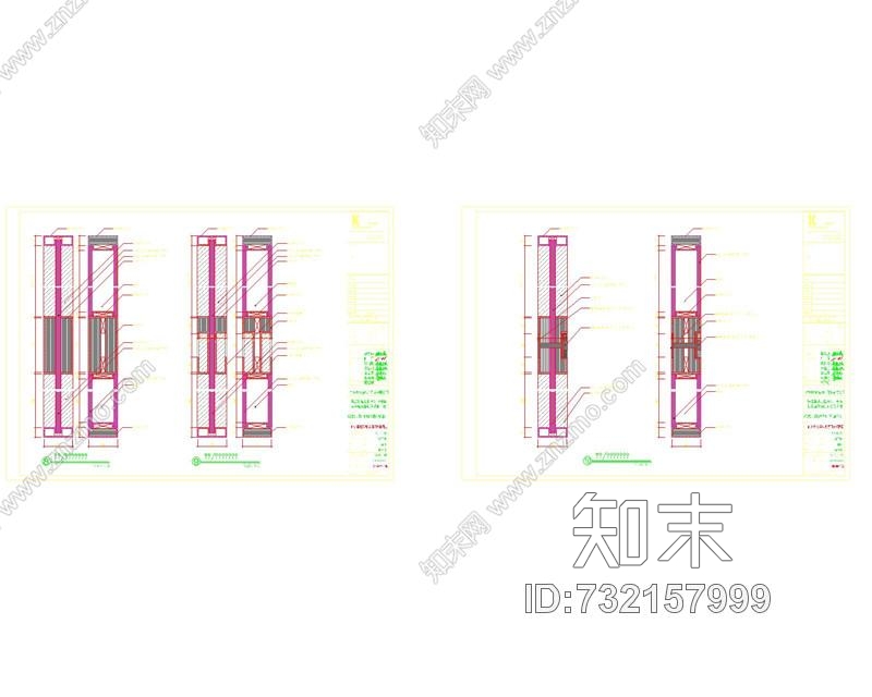 李玮珉-珠江新城乔鑫汇悦台4栋01样板间cad施工图下载【ID:732157999】