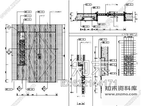 施工图北京知名公寓楼电梯间施工图施工图下载【ID:632144171】