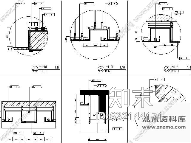 施工图北京知名公寓楼电梯间施工图施工图下载【ID:632144171】