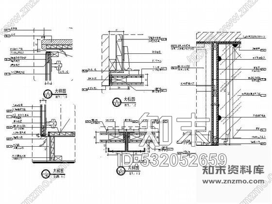 施工图天津某酒店豪华D型客房装修图cad施工图下载【ID:532052659】