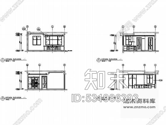 施工图江苏精致豪华两层别墅室内设计施工图含效果cad施工图下载【ID:531986393】