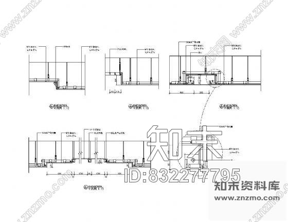 图块/节点洗浴中心顶棚详图cad施工图下载【ID:832277795】