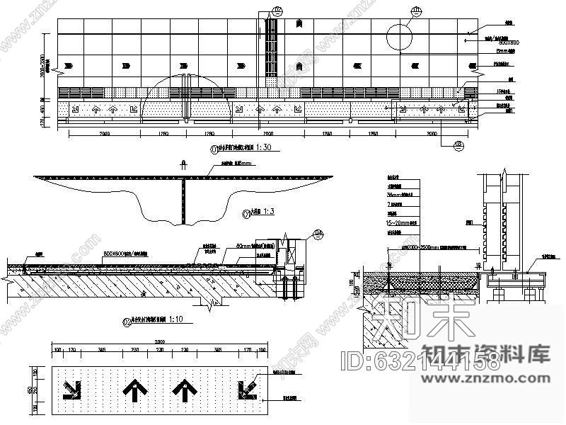 施工图深圳某地铁换乘站装饰工程招标图cad施工图下载【ID:632144158】