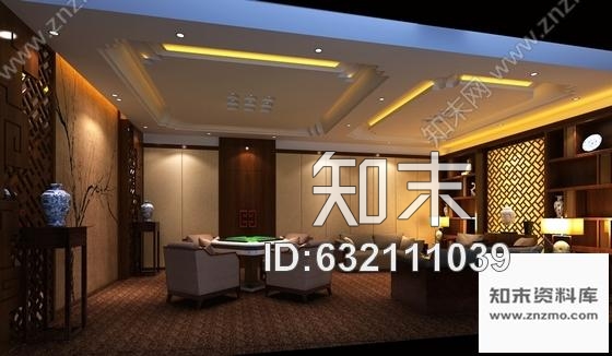 施工图沈阳新中式复式高档会所室内设计CAD施工图含效果图、设计方案cad施工图下载【ID:632111039】