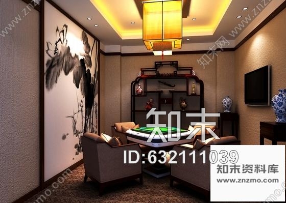 施工图沈阳新中式复式高档会所室内设计CAD施工图含效果图、设计方案cad施工图下载【ID:632111039】