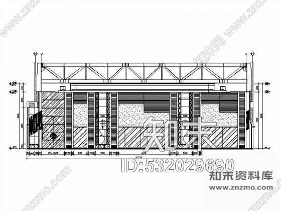 施工图苏州苏式现代会议酒店中餐厅室内施工图cad施工图下载【ID:532029690】