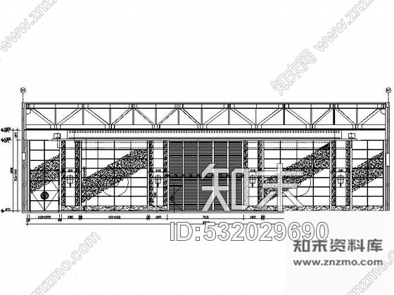 施工图苏州苏式现代会议酒店中餐厅室内施工图cad施工图下载【ID:532029690】