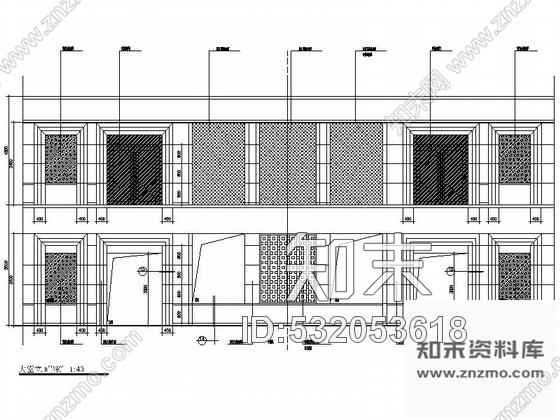 施工图上海异型酒店局部室内装修图cad施工图下载【ID:532053618】