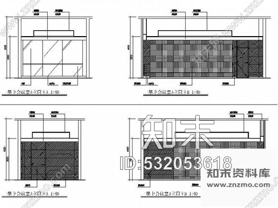 施工图上海异型酒店局部室内装修图cad施工图下载【ID:532053618】