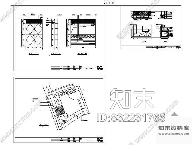 图块/节点桑拿收银区详图cad施工图下载【ID:832231765】