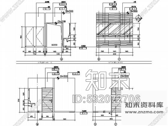 施工图佛山高档社区核心居住区售楼处设计装修图cad施工图下载【ID:532072706】