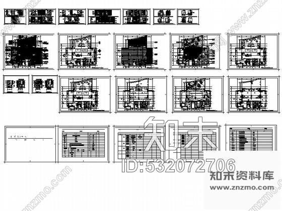 施工图佛山高档社区核心居住区售楼处设计装修图cad施工图下载【ID:532072706】