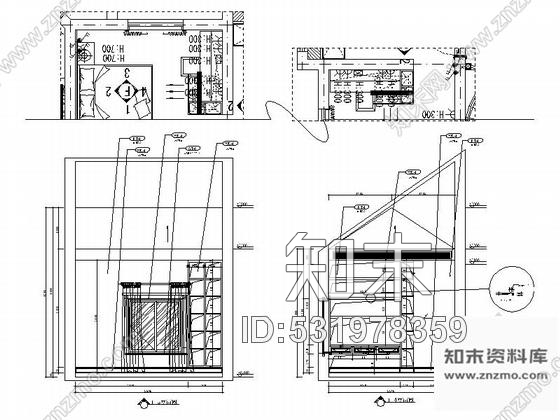 施工图精品豪华现代风格两层别墅装修室内设计施工图含效果cad施工图下载【ID:531978359】