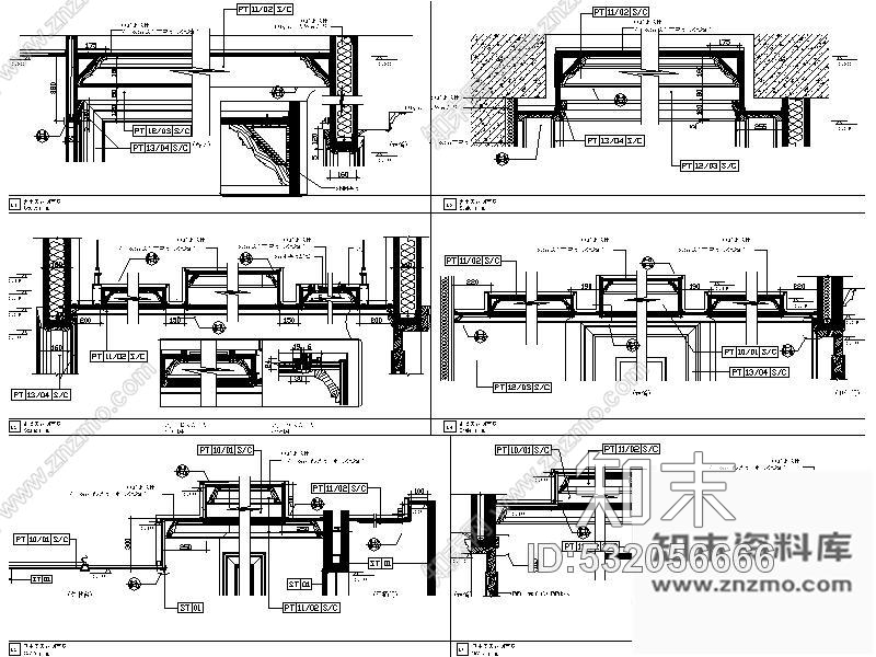 施工图北京某知名酒店标准双床间室内装修图cad施工图下载【ID:532056666】