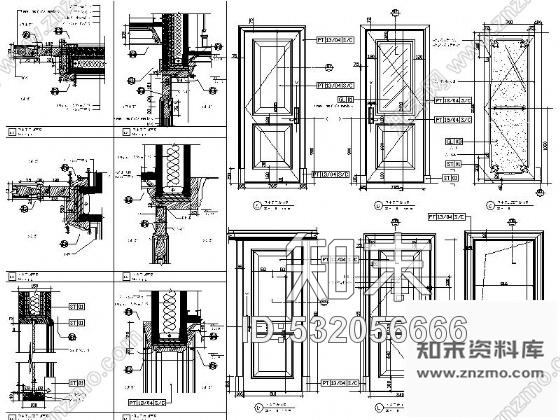 施工图北京某知名酒店标准双床间室内装修图cad施工图下载【ID:532056666】