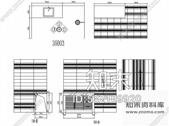 施工图某瓷砖展厅瓷砖铺贴设计图施工图下载【ID:532109920】