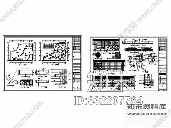 图块/节点医院住院大厅立面图cad施工图下载【ID:832207784】