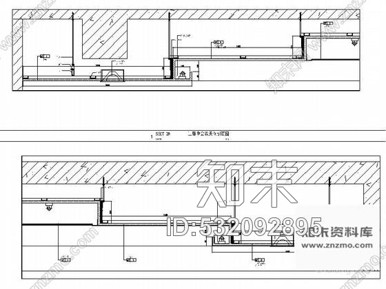 施工图办公楼大会议室设计装修图cad施工图下载【ID:532092895】