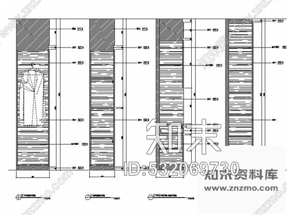 施工图上海国际花园现代售楼处大堂室内装修施工图含实景cad施工图下载【ID:532069730】