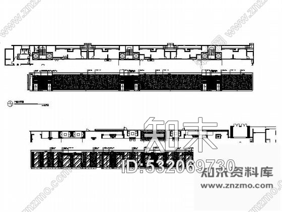 施工图上海国际花园现代售楼处大堂室内装修施工图含实景cad施工图下载【ID:532069730】