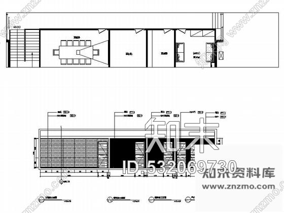 施工图上海国际花园现代售楼处大堂室内装修施工图含实景cad施工图下载【ID:532069730】