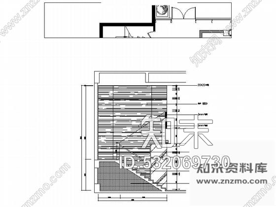 施工图上海国际花园现代售楼处大堂室内装修施工图含实景cad施工图下载【ID:532069730】