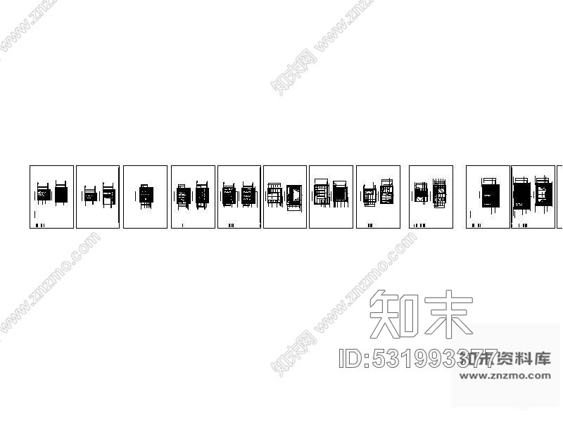 施工图上海某知名别墅装修图G户型cad施工图下载【ID:531993377】