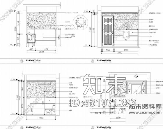 施工图江苏知名设计师设计高档欧式风格别墅设计施工图(含效果图)cad施工图下载【ID:531971393】