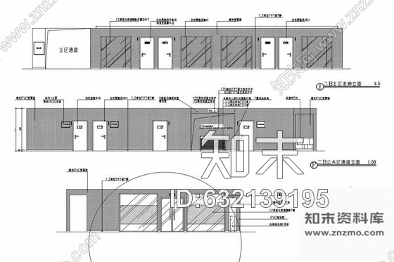 施工图北京经济开发区现代化专科医院室内施工图效果图cad施工图下载【ID:632139195】