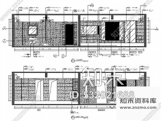 施工图浙江精品高档现代风格度假酒店室内装修施工图含高清效果图推荐！cad施工图下载【ID:532021688】