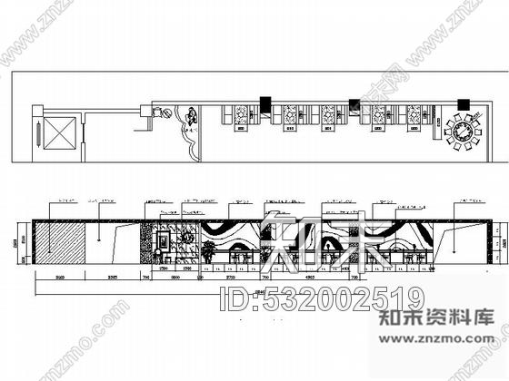 施工图450平米复古小资鱼火锅餐厅施工图含高清效果图施工图下载【ID:532002519】