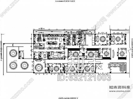 施工图某山庄会所平面设计图cad施工图下载【ID:632121003】