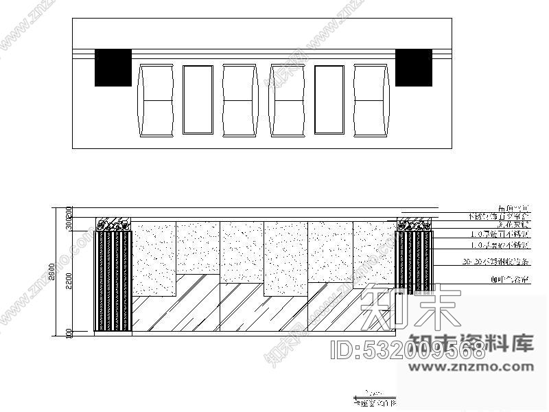 施工图重庆茶餐厅装修设计图cad施工图下载【ID:532009568】