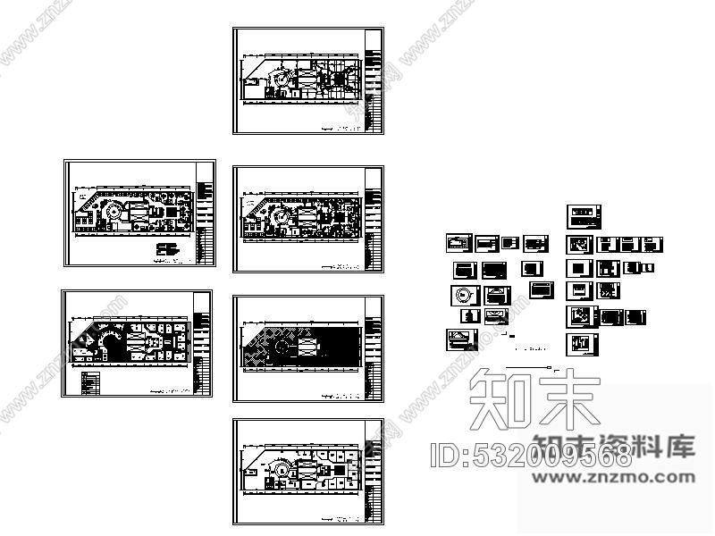 施工图重庆茶餐厅装修设计图cad施工图下载【ID:532009568】