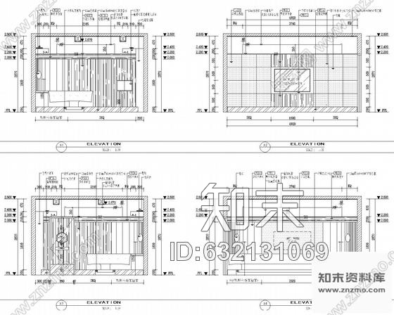 施工图夜总会KTV包房施工图cad施工图下载【ID:632131069】